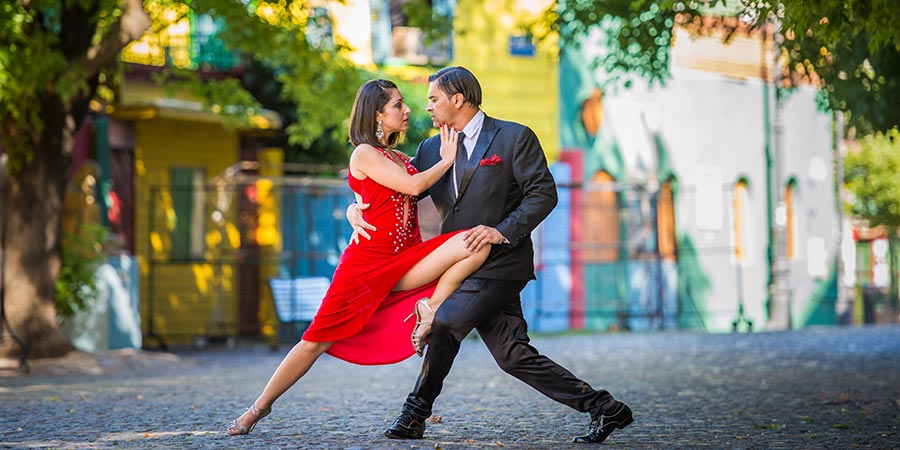 Enjoying an authentic tango performance in Buenos Aires