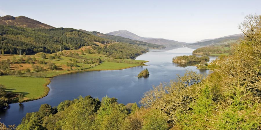 Taking in the scenery at Queen’s View